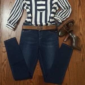 INC Skinny Leg Regular Fit Denim Jeans Women Sz 2